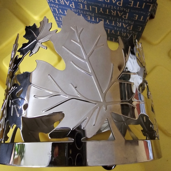 Partylite  maple gold leaf jar holder - Picture 2 of 6